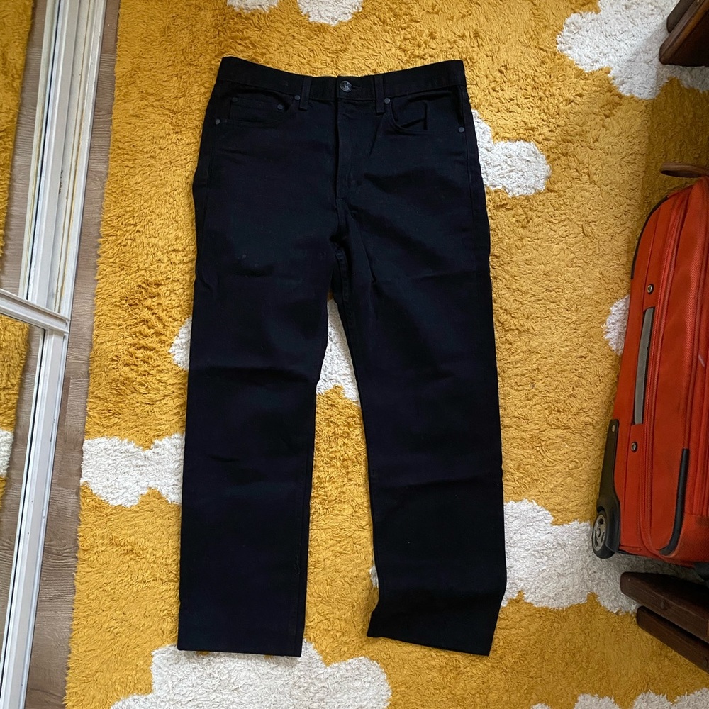 Rag & Bone black heavy denim jeans size 28